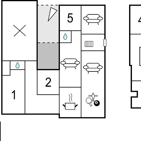 Semesterbostad 5 Bedroom Stunning In Bredebro Badsbol-Ballum